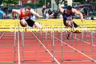Senior mens 110 metres hurdles, 2021 Northern Senior and Under-20s Champs., Leigh. Photo: David T. Hewitson/Sports for All Pics